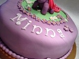 Enhörning och prinsessa-tårta