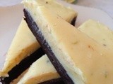 Kladdkaka med Vit tryffel och en touch av Lime