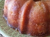 Bourbon Soaked Bundt Cake