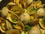 Chorizo Spiked Clams with New Potatoes