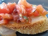 Double Tomato Bruschetta