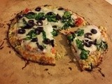 Gluten Free Zucchini Crust Pizza