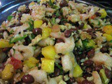 Mango and Black Bean Salad (with Avocado and Shrimp)