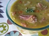 Mom's Split Pea Soup with Ham
