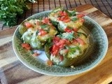 Pablano Polenta Stuffed Peppers