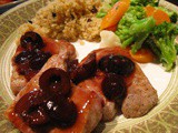 Pork Medallions with Cherry Sauce