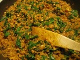 Quick and Dirty Spinach Lentil Curry