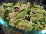 Quinoa with Currents, Dill and Zucchini