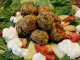 Spent Grain Falafel with Tzatziki