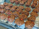 Strawberry Chocolate Mini Muffins