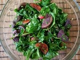 Warm Purple Potato Salad with Arugula and Radishes