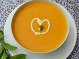 Butternut Squash, Red Pepper & Mint Soup