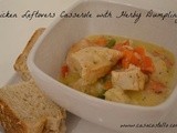 Chicken Leftovers Casserole with Herby Dumplings