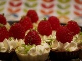 Chocolate, Lime & Raspberry Petit Fours