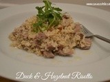 Duck & Hazelnut Risotto with Maille Hazelnut Oil