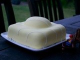 Giant Zesty Lemon Fondant Fancy: Clandestine Cakealong