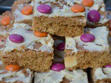 Halloween White Chocolate & Raisin Bars