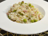 Ham, Chestnut & Maple Baked Risotto #Bakeoftheweek