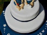 Joint 40th Birthday Cake with Teddy Cake Topper #BakeoftheWeek