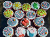 Peppa Pig Cupcakes Selection