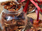 Sticky Christmas Pecans