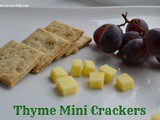 Thyme Mini Crackers #Bakeoftheweek