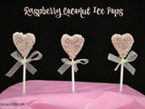 Valentine’s Raspberry Coconut Ice Pops