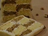 Walnut & Coffee Battenburg – Bake of the Week