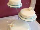 White Rose Wedding Cake with Ivy Side Design – Cake of the Week