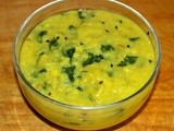 Red Lentil Dal with Spinach