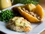 Baked Parmesan Rosemary Chicken Thighs with Honey Mustard Sauce