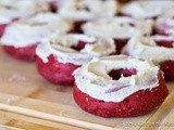 Baked Red Velvet Donuts with Cream Cheese Frosting and a giveaway
