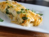 Chicken Enchiladas with Sautéed Almonds