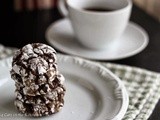 Fudgy Cappuccino Crinkles