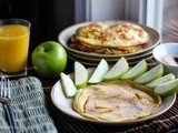 German Apple Crepe Pancakes