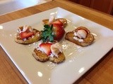 Italian Bread French Toast with Strawberry Butter