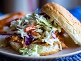 Slow-Cooker bbq Chicken Sandwiches