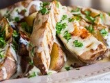 Smoky Grilled Potato Wedges