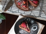 Strawberry and Chocolate Cream Pie