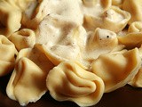 Acorn Squash Tortellini with Nutmeg Cream Sauce