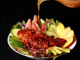 Balsamic Chicken & Peach Salad