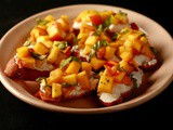 Balsamic Peach Bruschetta Recipe