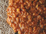 Berbere Lentils Recipe (Yemisir Wat)
