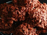 Boozy Chocolate Haystack Cookies