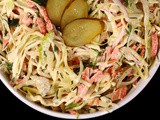 Creamy Dill Pickle Coleslaw