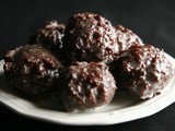 Gluten Free Glazed Chocolate Doughnut Holes