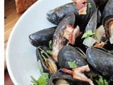 Guest Post:  Mussels with Beer and Bacon