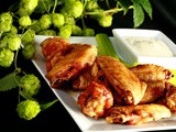 Hoppy Citrus ipa Glazed Wings