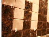 How to Custom Design and Install a Nerdy Granite Tile Backsplash