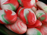 Peppermint Swirl Meringue Cookies